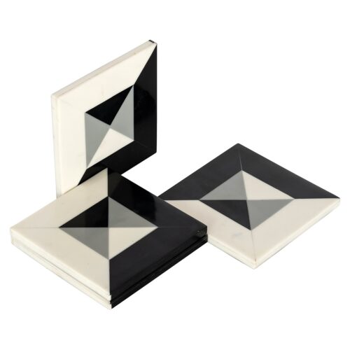Onderzetter Louel Resin Set van 4 stuks