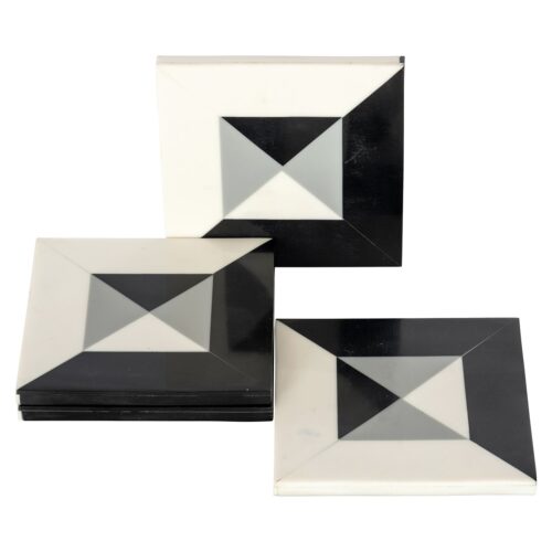 Onderzetter Louel Resin Set van 4 stuks - Afbeelding 2