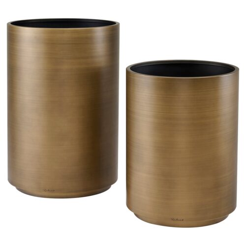 Plantenbak Dira 50cm (Geborsteld Goud) - Afbeelding 2