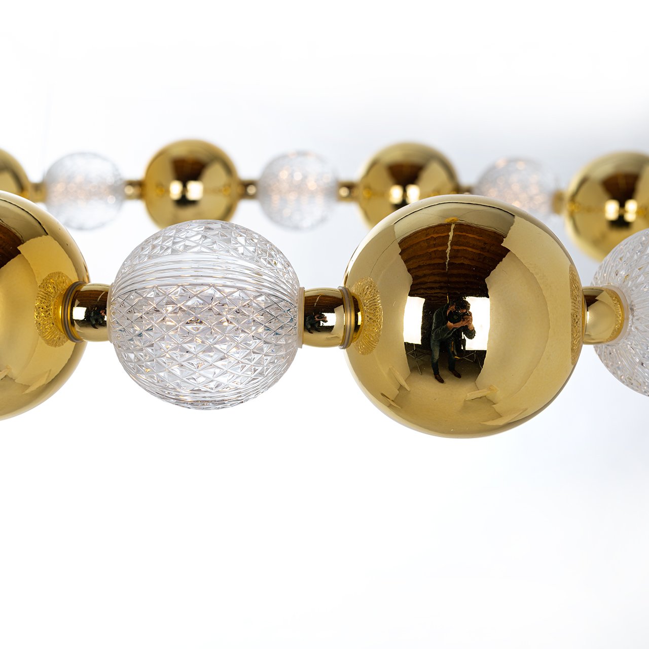 Hanglamp Chanda ⌀87cm kleur Goud - Afbeelding 3