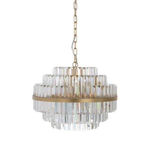 Hanglamp Desire Crystal 49cm kleur Brushed Gold