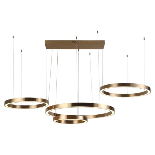 Hanglamp Lilou 4-lamps kleur Brushed Gold