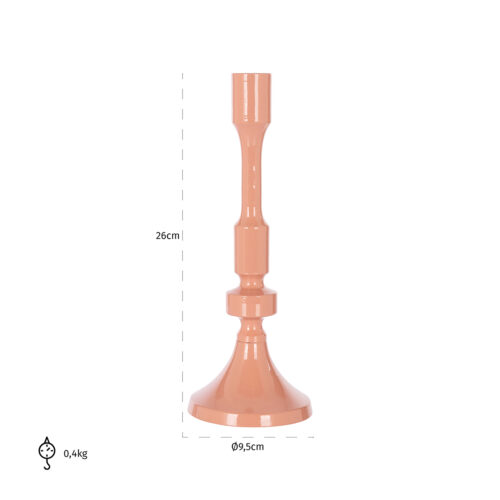Kandelaar Kyra kleur Roze - Afbeelding 2