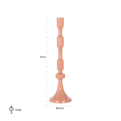 Kandelaar Kyra kleur Roze - Afbeelding 2