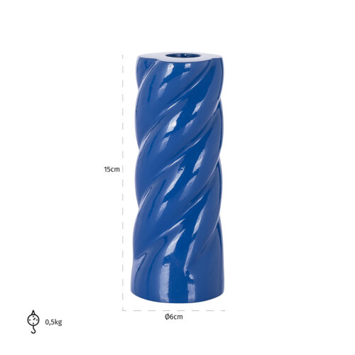Kandelaar Sven kleur Blauw - Afbeelding 2