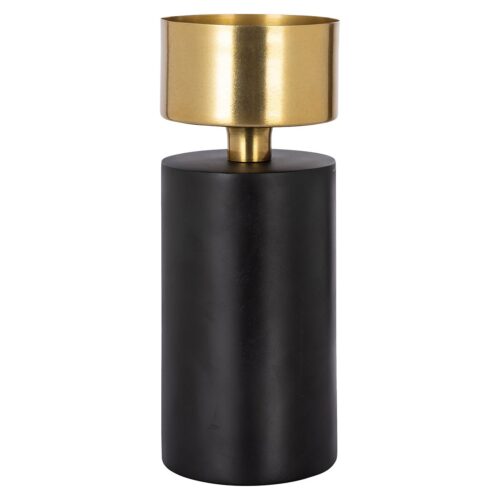 Kandelaar Tess kleur Zwart/Goud