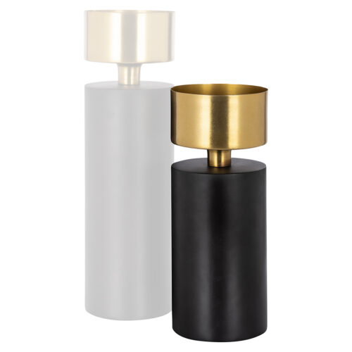 Kandelaar Tess kleur Zwart/Goud - Afbeelding 3