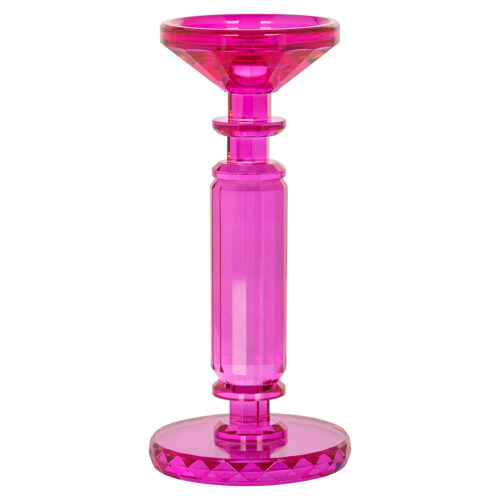 Kandelaar Poppy Kristal 23cm hoog