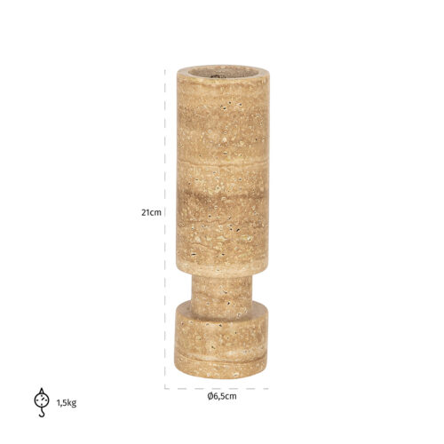 Kandelaar Alaina 21cm hoog - Afbeelding 2