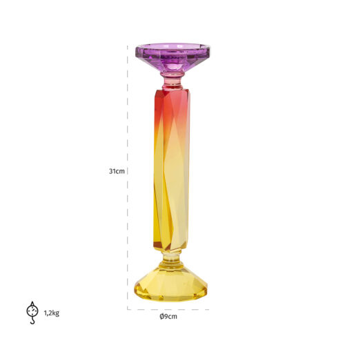 Kandelaar Marlyn 30cm hoog - Afbeelding 4