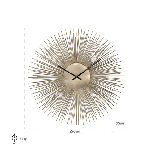 Klok Chasin 90cm kleur Goud - Afbeelding 3