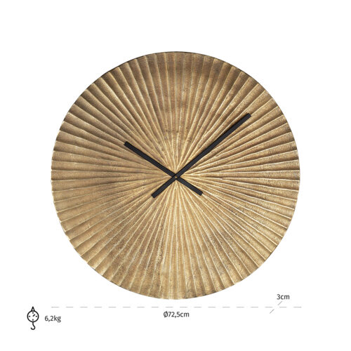 Klok Mace 72cm kleur Goud - Afbeelding 3
