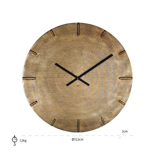 Klok Zane 74cm kleur Goud - Afbeelding 3