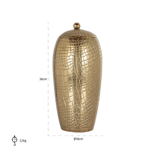 Pot Marieke kleur Goud - Afbeelding 2