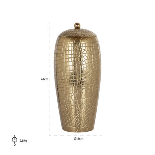 Pot Marieke kleur Goud - Afbeelding 2