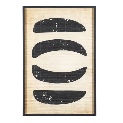 Wandpaneel Kyoto groot 80 x 120cm - Zwart - Afbeelding 4