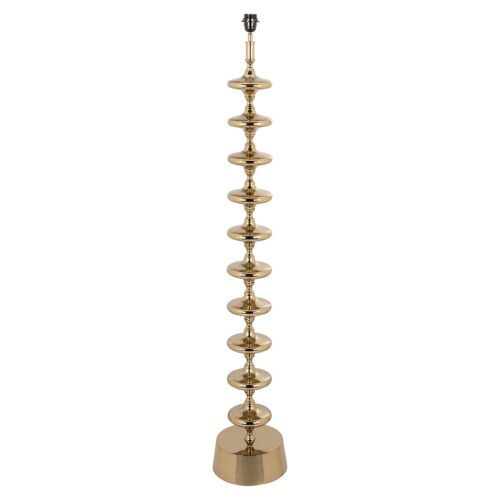 Vloerlamp Jane 138cm kleur Goud (excl. kap)