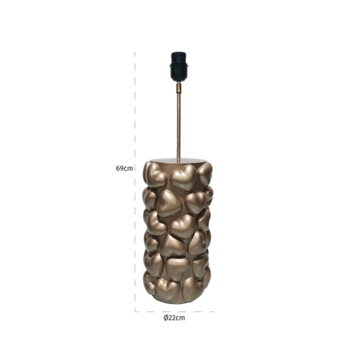 Tafellamp Nancy 69cm (excl. kap) - Afbeelding 2