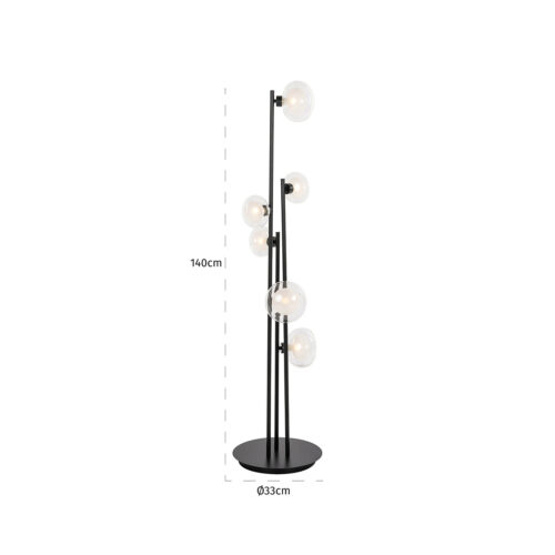 Vloerlamp Luva 6-lamps - Afbeelding 2