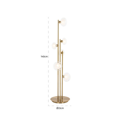 Vloerlamp Luva 6-lamps - Afbeelding 2