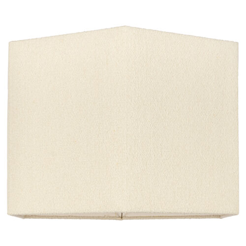 Lampenkap Soho Bouclé kleur Wit
