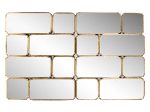 Spiegel Birche met 16 spiegels kleur Goud