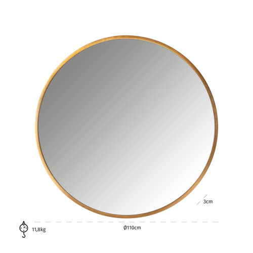 Ronde Spiegel Maevy 110cm - Afbeelding 2