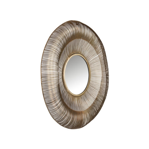 Ronde Spiegel Aliza kleur Brushed Gold