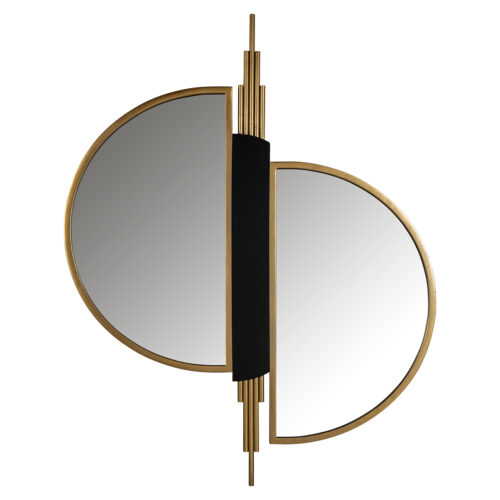 Spiegel Adelyn 107 x 85cm kleur Brushed Gold