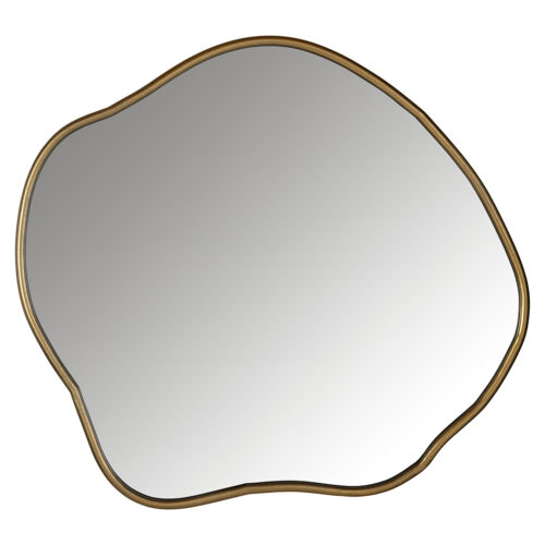 Spiegel Allyson organisch 79 x 88 cm kleur Brushed Gold