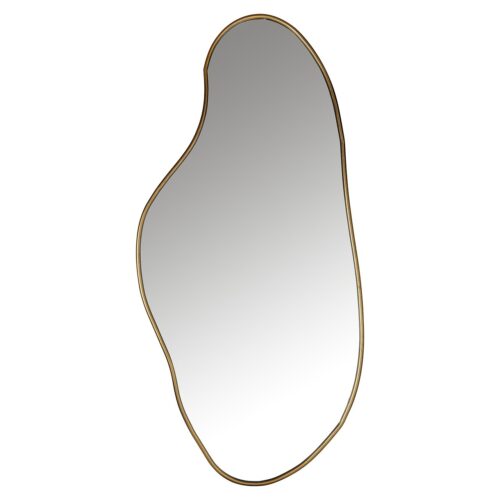 Organische Spiegel Alton 183 x 85cm kleur Brushed Gold