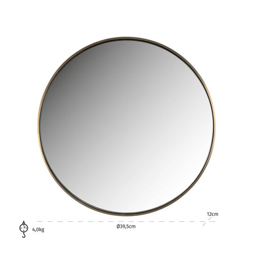 Spiegel Mammom 39cm kleur Goud - Afbeelding 4