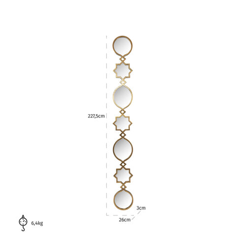 Spiegel Babice 227 x 26cm - Afbeelding 3