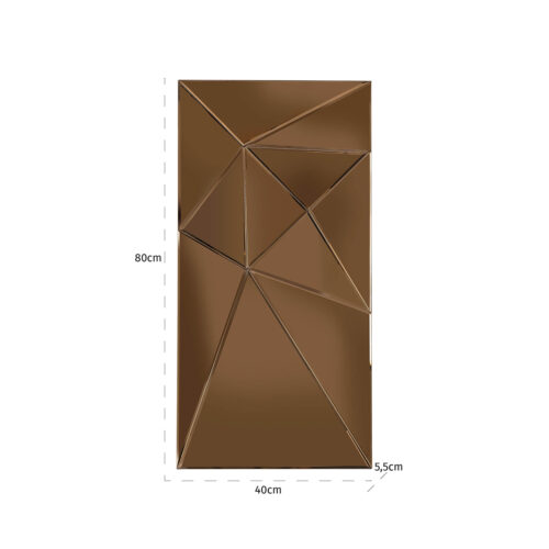 Spiegel Joni 80 x 40cm kleur Goud - Afbeelding 5