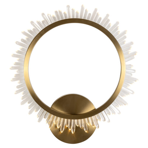 Wandlamp Beau, kleur Brushed Gold