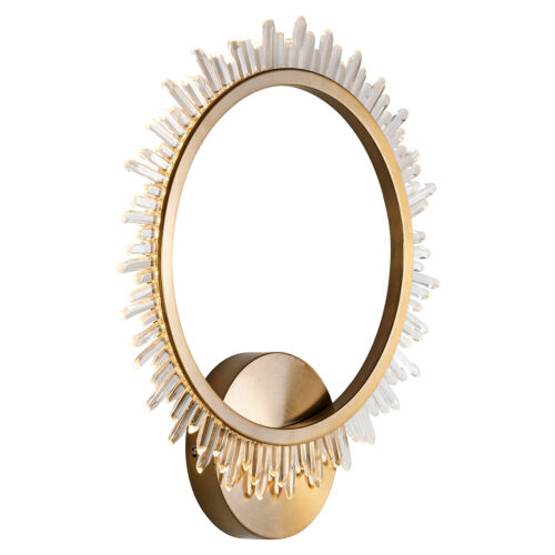 Wandlamp Beau, kleur Brushed Gold - Afbeelding 2