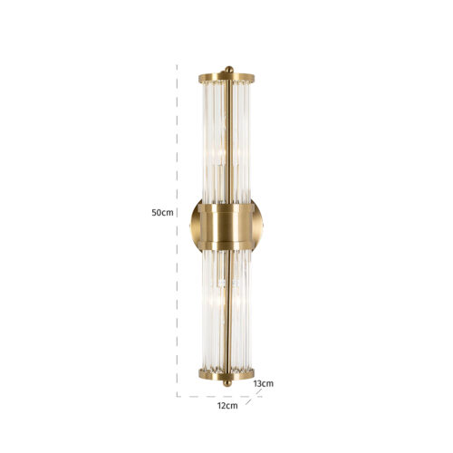 Wandlamp Lyan kleur Brushed Gold - Afbeelding 3