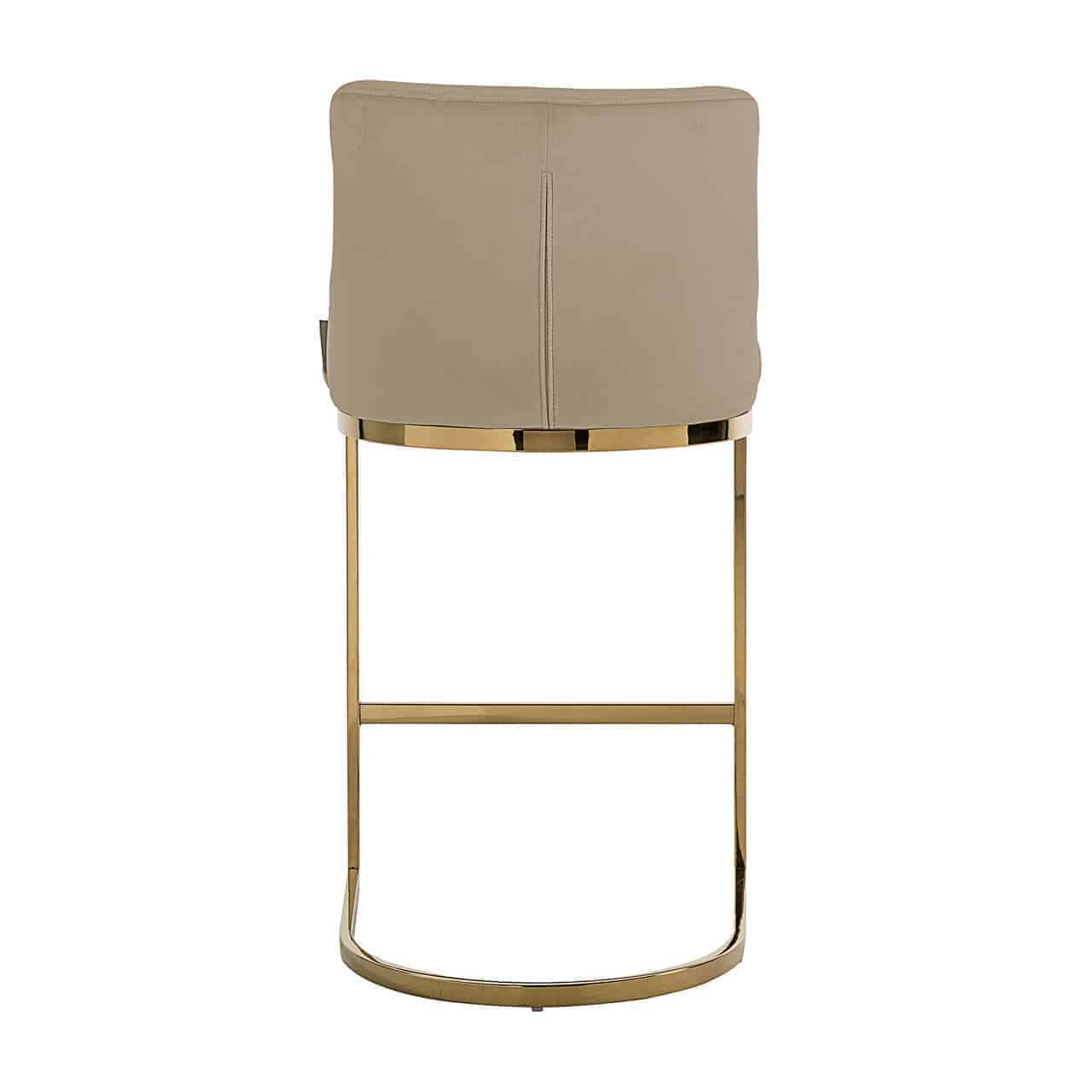 Barstoel Bolton Velvet - zithoogte 75cm - Afbeelding 3