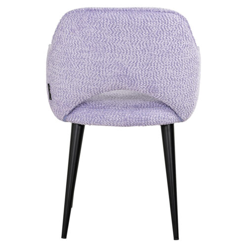 Eetkamerstoel Giovanna Chenille kleur Lavender - Afbeelding 3