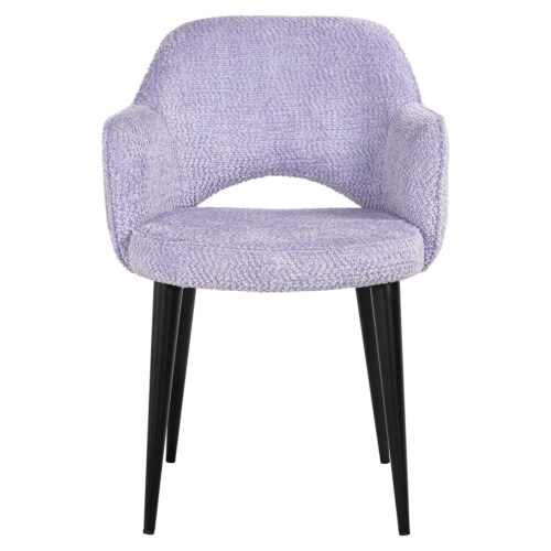 Eetkamerstoel Giovanna Chenille kleur Lavender - Afbeelding 4