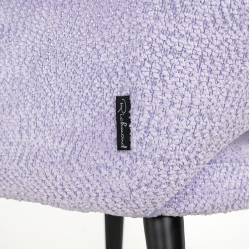 Eetkamerstoel Giovanna Chenille kleur Lavender - Afbeelding 6