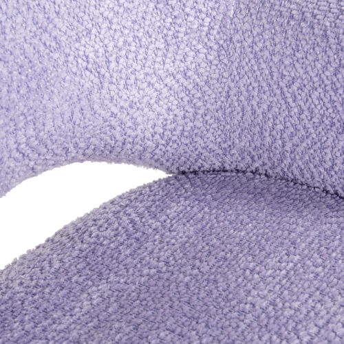 Eetkamerstoel Giovanna Chenille kleur Lavender - Afbeelding 7