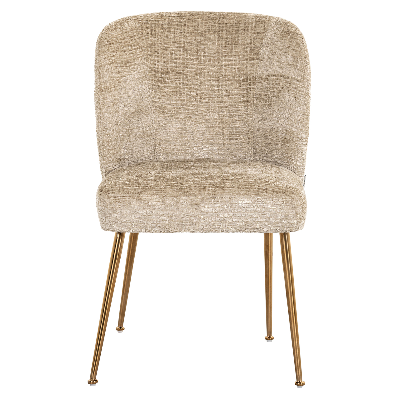 Eetkamerstoel Cannon Chenille kleur Desert - Afbeelding 4