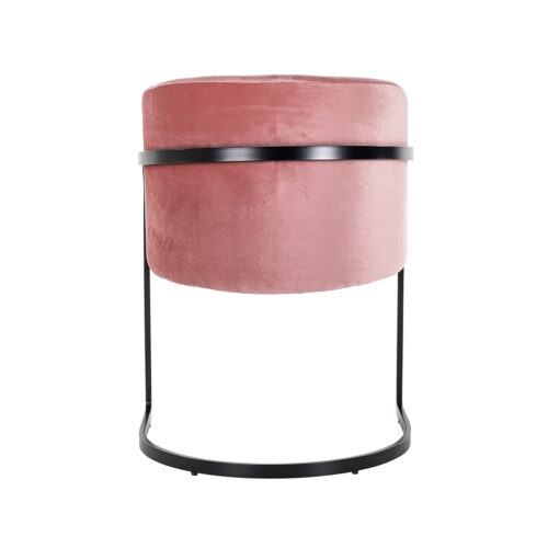 Eetkamerstoel Chiara Velvet kleur Blush - Afbeelding 3