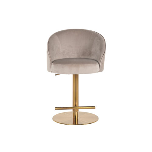 Barstoel Zabi Velvet Khaki  - zithoogte 60 - 87cm - Afbeelding 4
