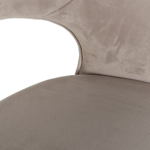 Eetkamerstoel Savoy Velvet kleur Khaki - Afbeelding 7