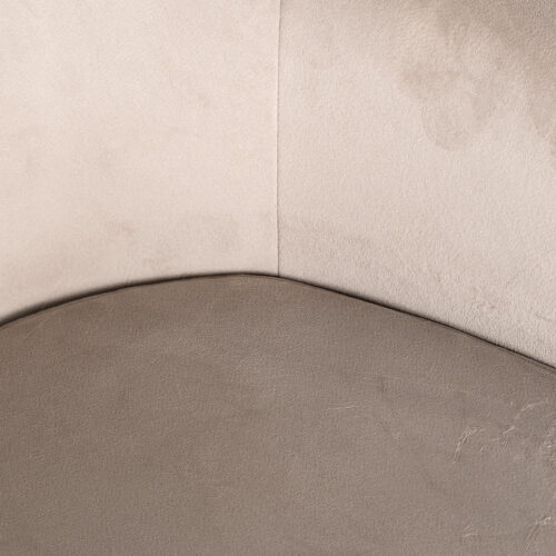 Eetkamerstoel Fay Velvet kleur Khaki - Afbeelding 7