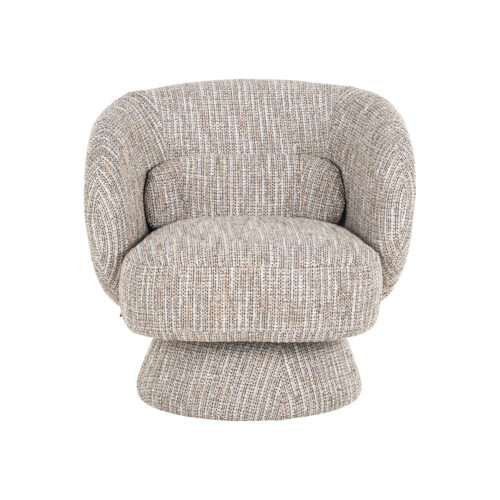 Draaifauteuil Cavallo Geweven stof -  Beige - Afbeelding 4