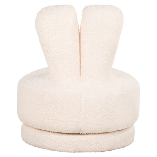 Draaibare Kinderstoel Bunny Teddy - Wit - Afbeelding 3