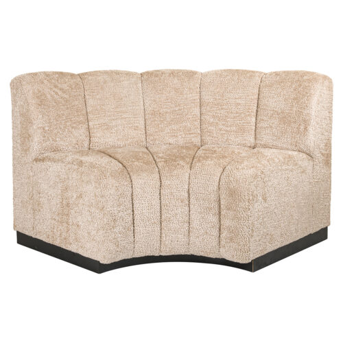 Eetkamerbank Hillpark Chenille - Beige - Afbeelding 4